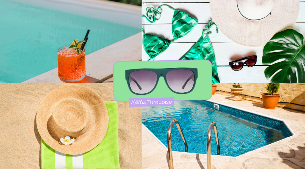 cómo combinar gafas de colores